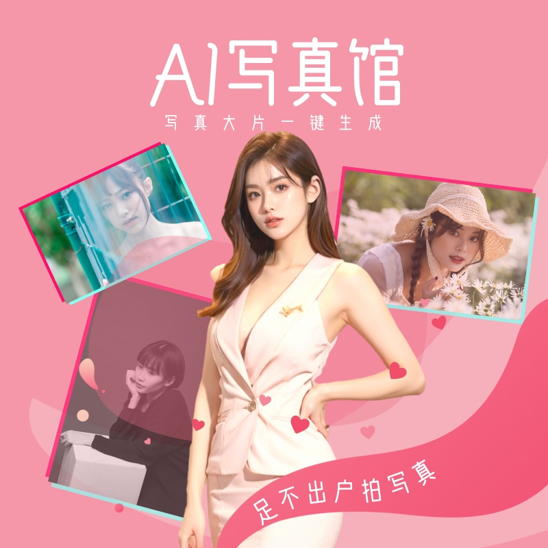 极客SAAS上线,第一款应用AI照相馆,制作每个人的数字分身-极客分享